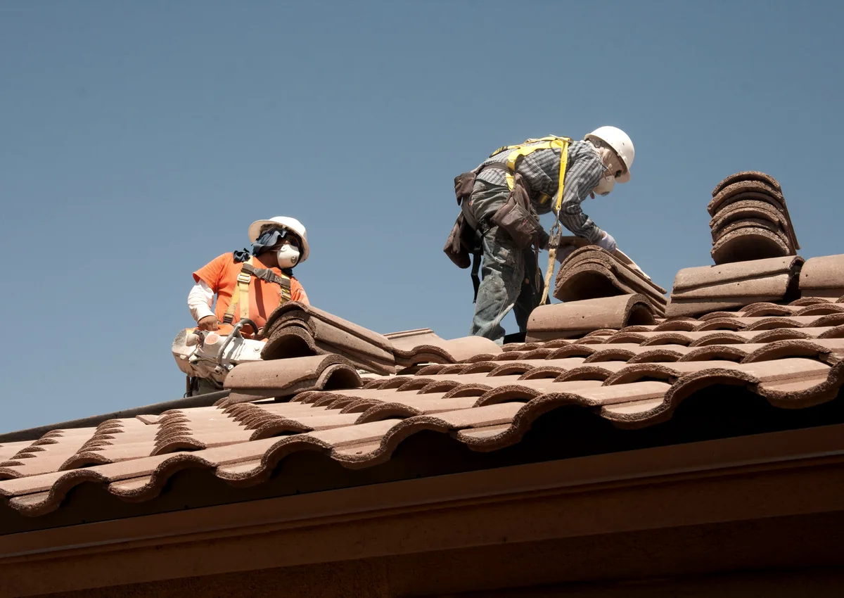 Original abstract placeholder artwork for Roof and gutter renewal